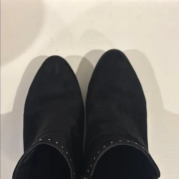 Women's Black Ankle Boots - Picture 3 of 5